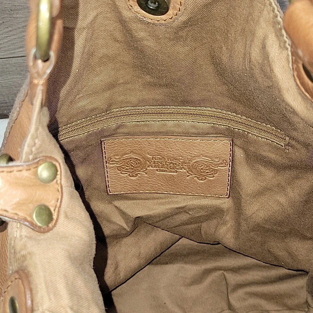 Nine West Vintage America Collection Boho Patchwork Leather Bag - Picture 12 of 14